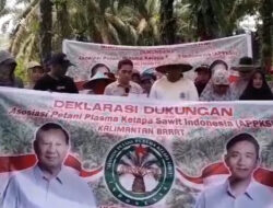 Petani Sawit Deklarasi Pemenangan Prabowo-Gibran di Kalbar, Ini Harapannya